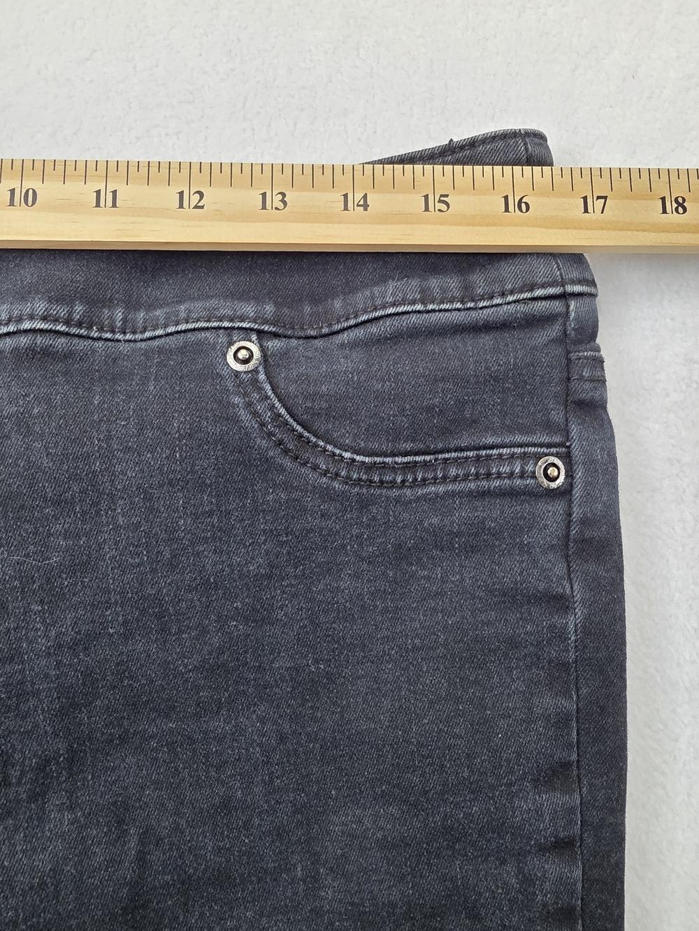 Chico's So Slimming Size 8 Or M Black Pull-On Jeggings 3624-CQ - Picture 6 of 8